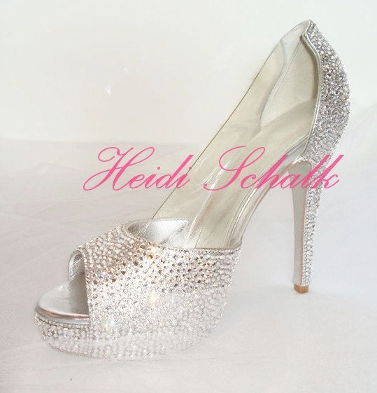 Custom Heels Strassed with Genuine Swarovski Elements