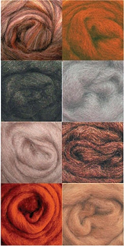 Earth 100% Wool Roving Assortment