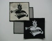 One Mom tattoo canvas patch in any color you choose....FREE SHIPPING USA