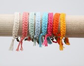 Friendship Bracelet Arm Candy - Spring/Summer Arm Candy in Pastel Colours - Pastel Arm Candy - 1 bracelet