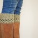 Crochet Boot Cuffs in Light Olive Green - Boot Toppers - Light Olive Green Boot Socks