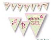 Owl Printable Banner,  Birthday Party Banner, Baby Shower Banner