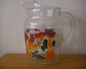 Federal Glass Fruit Pitcher
