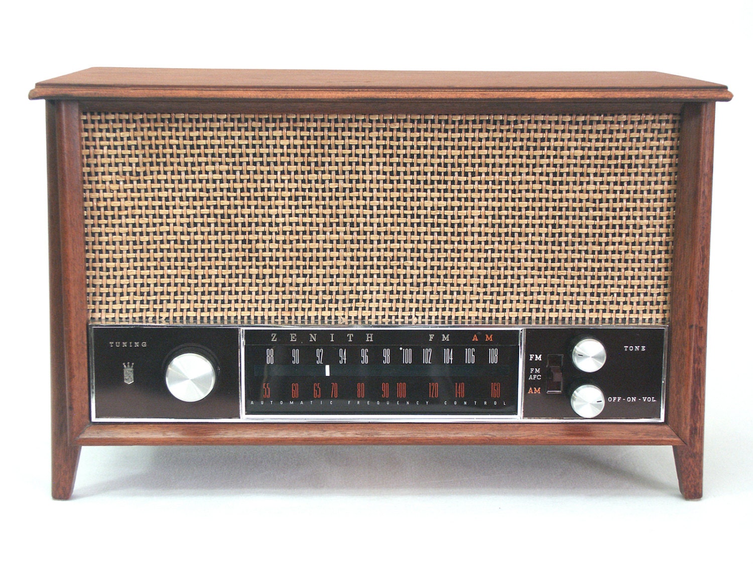 1950's Radio Secret Box, Stash Box, Storage Box - Repurposed Zenith S-58040 Tube Radio, Model K731