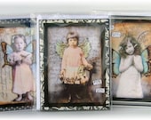 Pop-Up Gift Card Holders, Set of Three Fairy/Angel All Occasion Greeting Cards