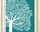 300 Plus guests signature GUEST TREE, Unique Wedding Guest Book, An Interactive Art Print - 391 guest sign in 20x30, Sugar Vine Art, num.129
