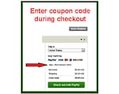 Click on....Apply Shop Coupon Code to TYPE in Code during checkout.
