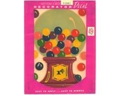 Meyercord Decal Penny Gumball Machine Vintage 1950s Waterslide