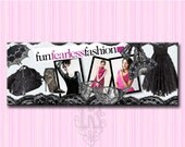 custom blog header banner/website,facebook header-fashion,lace