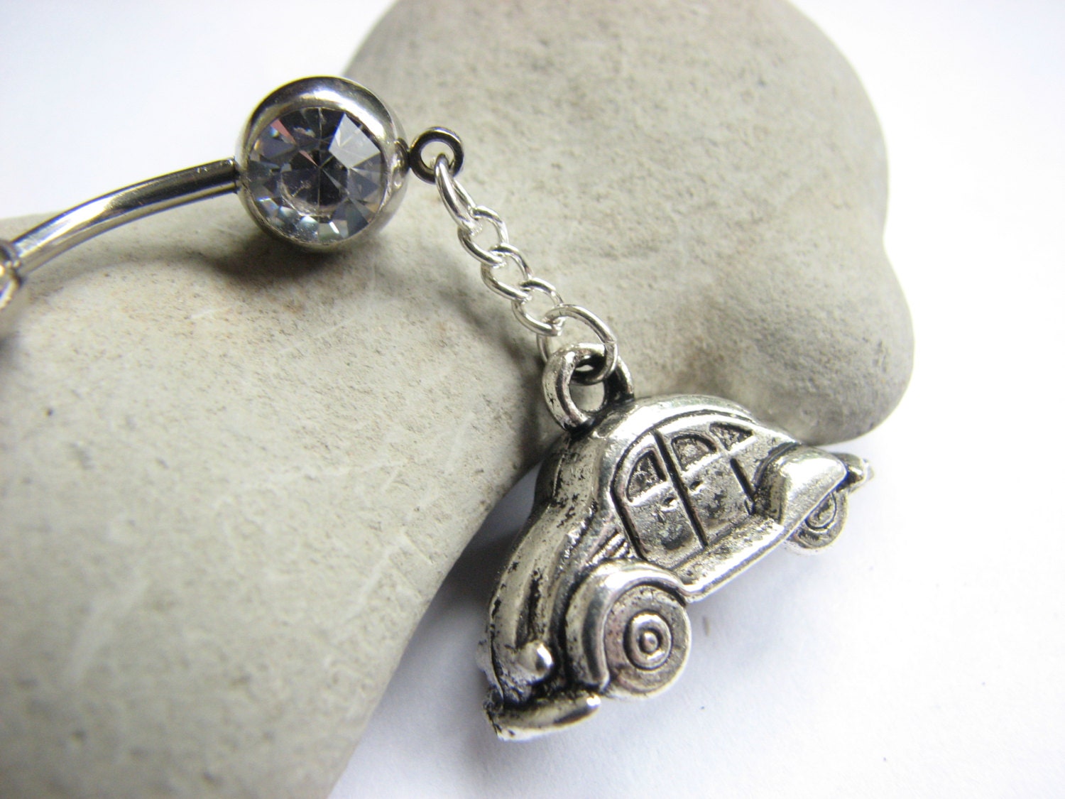 Volkswagon Belly Ring Car Belly Button Jewelry Bellybutton Ring
