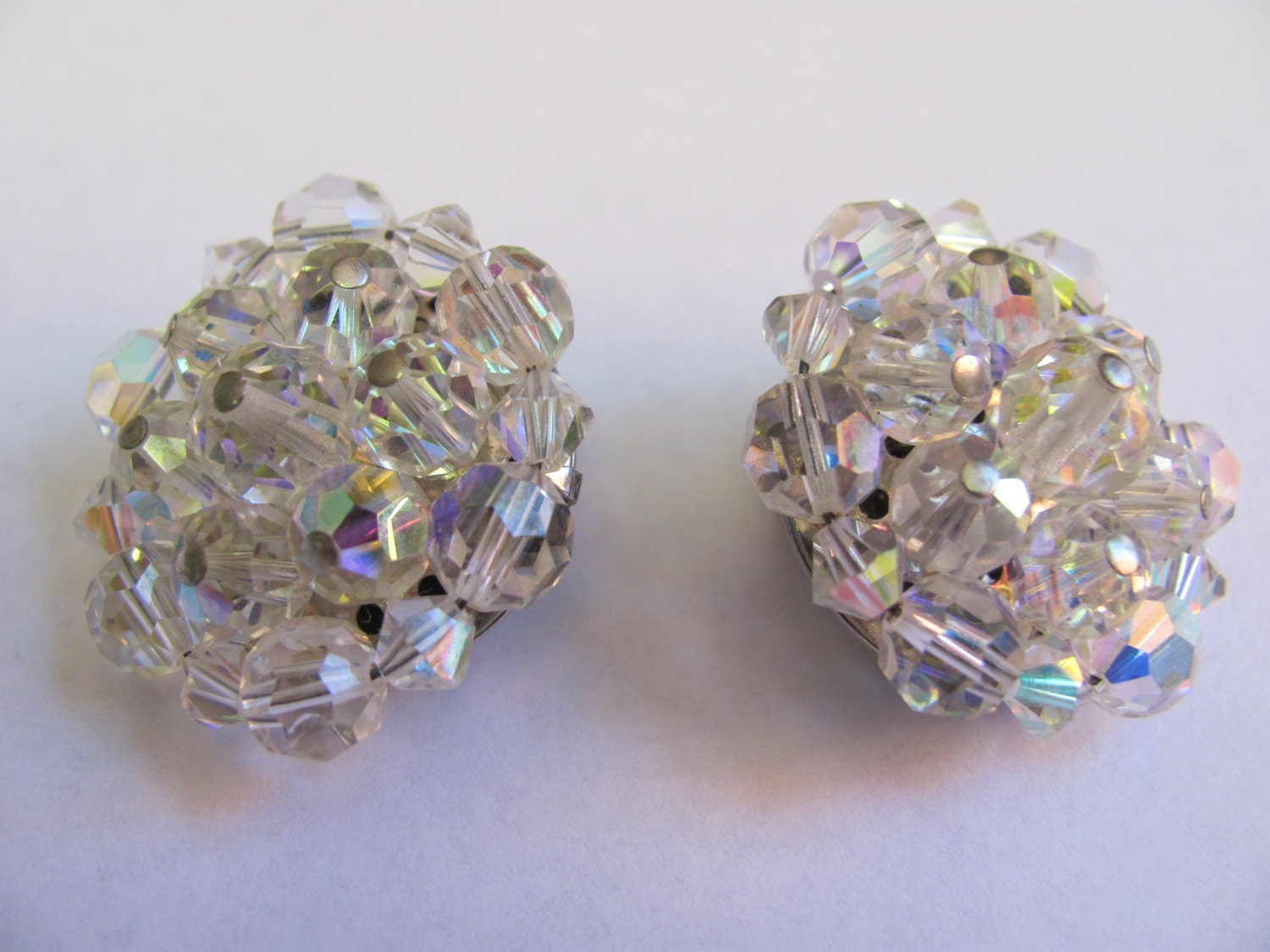 Vintage Bubble Bling Clip Ons