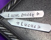 Personalized Father's Day Gift, Personalized men's Collar stays, Personalized men's gift, Dad Gift from Kids