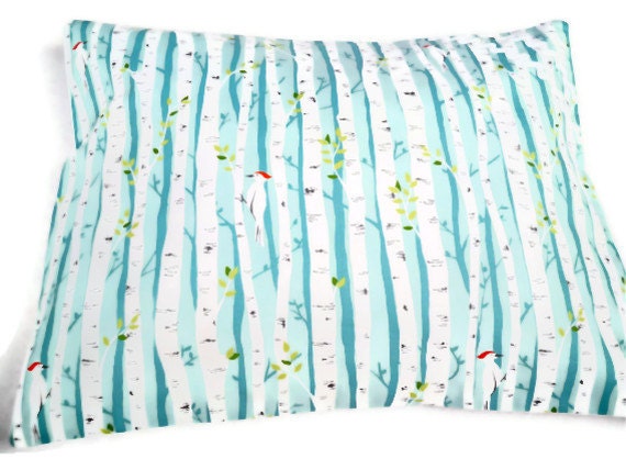 SALE Pillow, Nursery/Decorative/Toddler Pillow Cover/Pillow Sham - Birch Forest