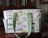 Tote or diaper bag in large size