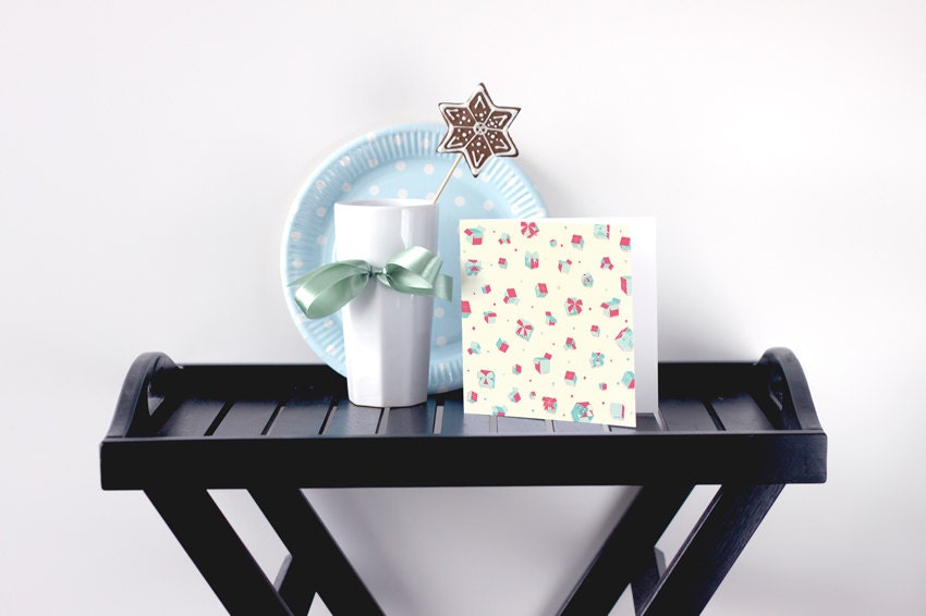 Unisex gift boxes no or all occasion card set of 10 for baby shower gift list / bday / thank you / invitation / wish list