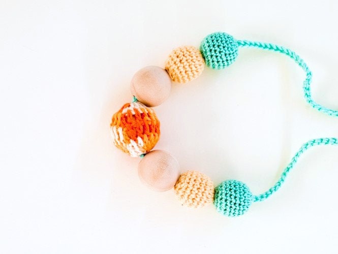 Nursing Necklace/Teething Necklace-Multicolored