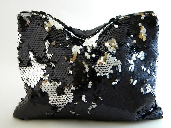 SALE/LAST ONE - SparkleShine Sequin Statement Clutch