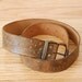 Vintage Leather TOOLED Belt, Gift For Girlfriend, Leather 1960's Belt, Distressed Leather Accessory, For MOM, Rustic Hipster Gift