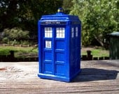 Ceramic TARDIS Police Box Ornament