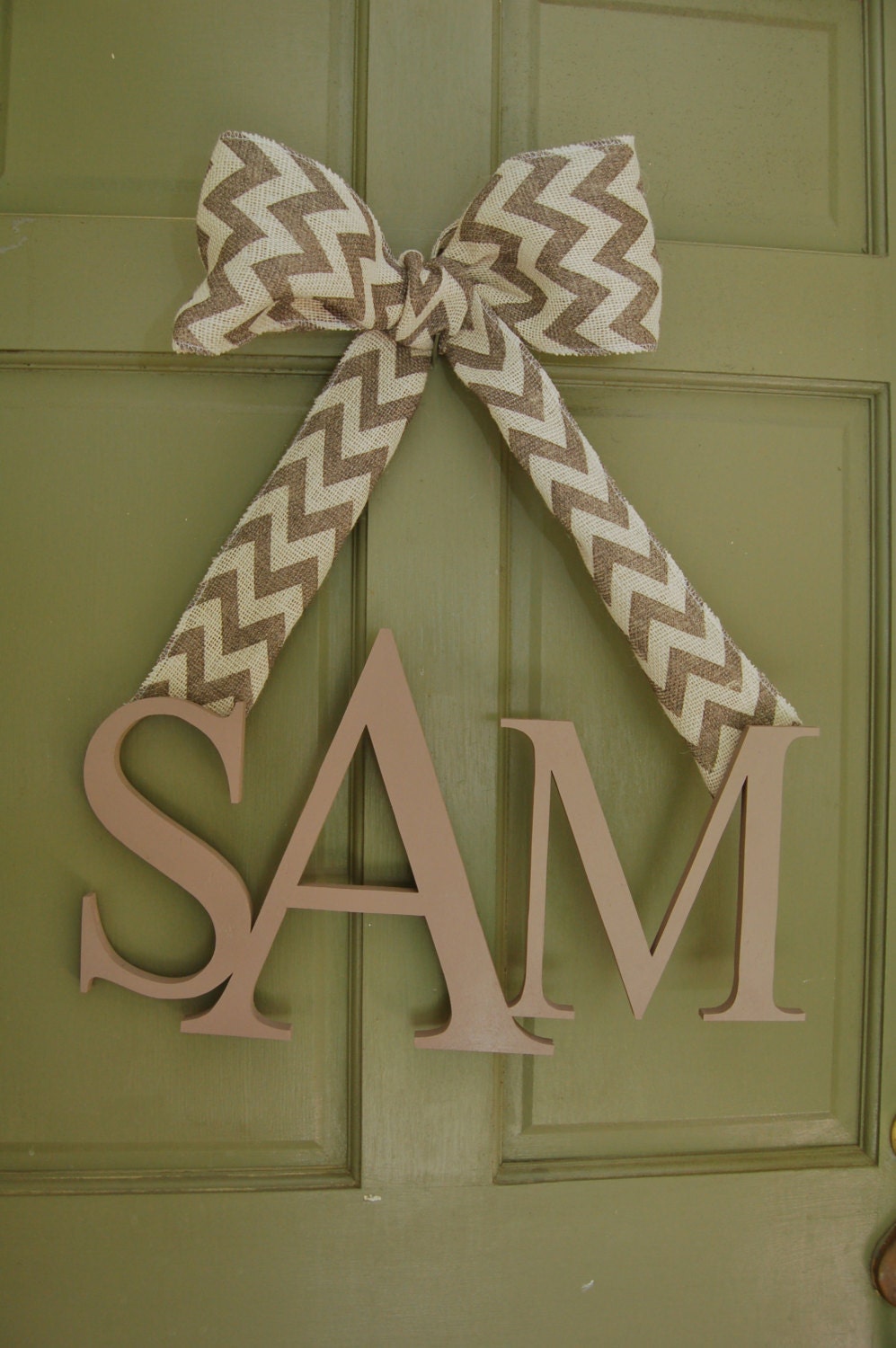Custom Monogrammed Door Hanger