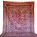 1880s Antique Persian Mashad Rug. Master Signed. 300 KPSI