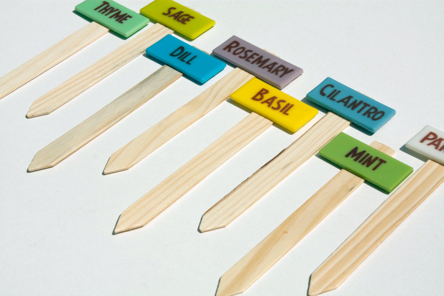 Customized Garden Markers, Set of 12 Vegetable, Flower, or Herb Markers