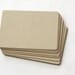 100 Kraft Paper Blank Postcards with Rounded Corners, Size 10.5x15 cm - for postcard, greeting card, invitation, note cards or letterpress