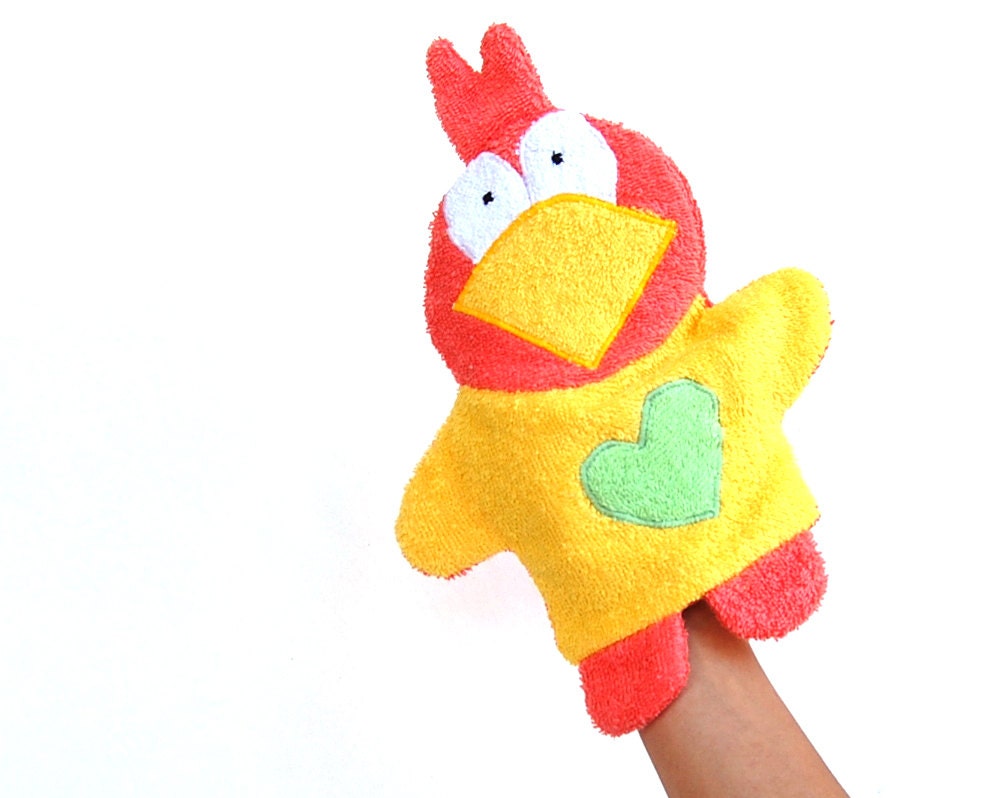 Baby Shower gift Wash Cloth Bird