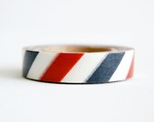Washi Tape Printed Paper Tape Pretty Tape Red White Blue Air Mail