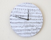 Modern Wall Clock, Home and Living, Record Clock, Music Clock, Home Decor, Decor and Housewares, Unique Wall Clock