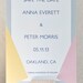 Modern Retro Wedding Save The Date Cards