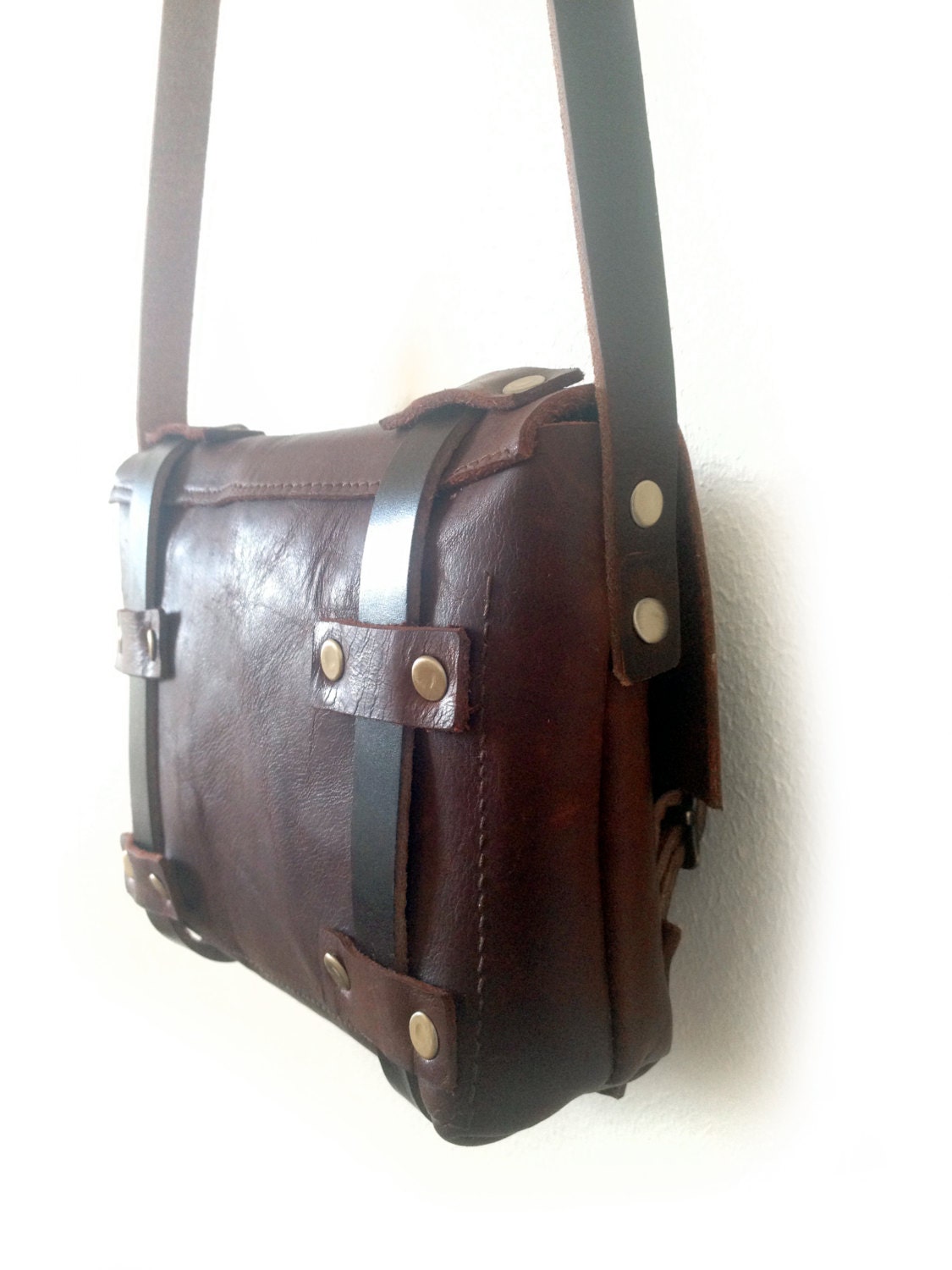 Conductor Bag / Small Shoulder Bag / Mahogany
