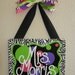 Zebra Striped Classroom Sign