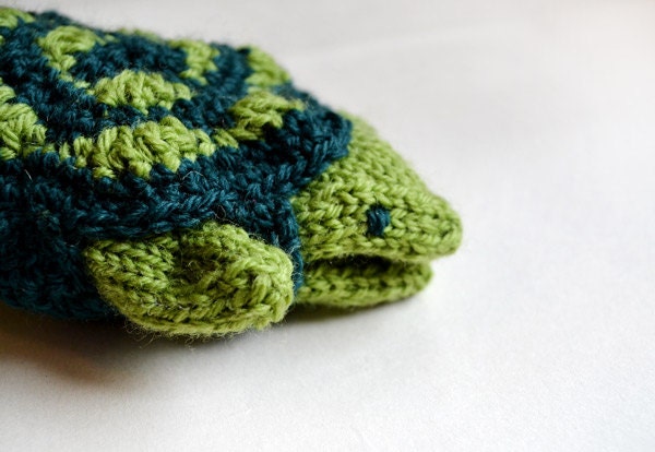 handpuppet "TURTLE" knitting pattern PDF