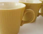 Vintage Coffee Cups, Set of 5, Homer Laughlin Sheffield Serenade Malibu