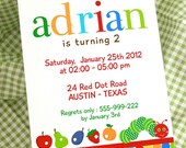 DIY PRINTABLE Invitation Card - The Caterpillar - PS820CA1a1 Il_170x135