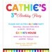 DIY PRINTABLE Invitation Card - Rainbow Birthday Party Invitation - PS808CA1a1