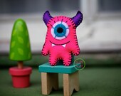 Felt Monster - Pocket Plush Toy
