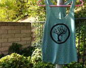 American Apparel Racerback Tank Amity Symbol Divergent Inspired Tri-Lemon