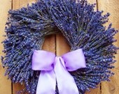 Spring/Summer RUSTIC DRIED LAVENDER Wreath-Spring Door Wreath-Spring Decor-Front Door Wreath-Victorian Wreath-Rustic Primitives Country