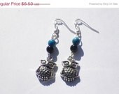 ON SALE Whooo's Hanging Around - Owl Dangle Earrings