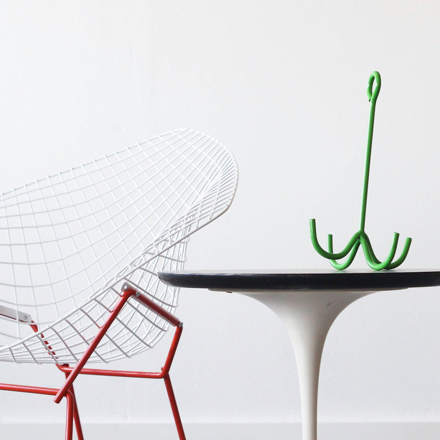 Grappling Hook - Grass Green Modern Accent PIece