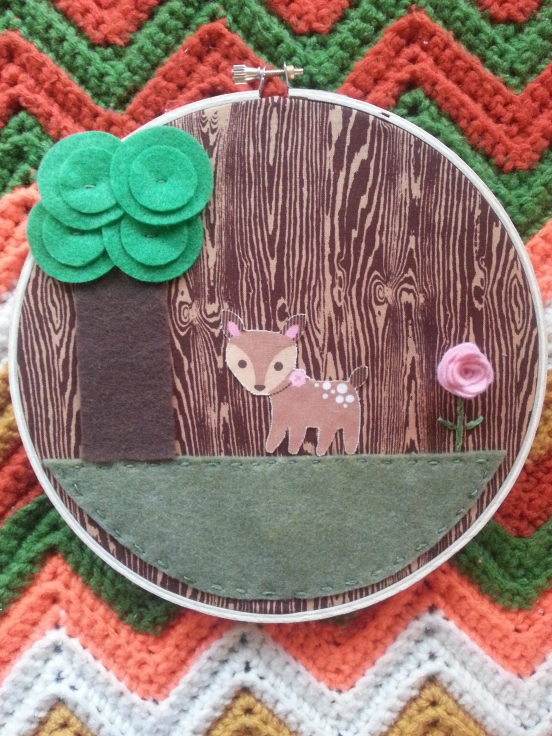 Dolly the Deer 8" Hoop