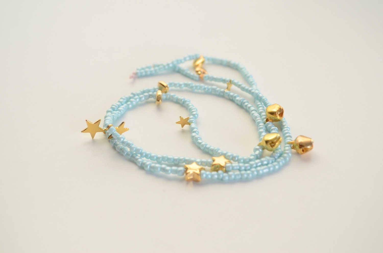 Charms necklace in blue