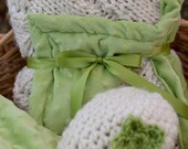 Blanket, knitted beautiful style custom colors available in chunky yarn only with soft fabric back/ perfect baby show gift, warm for winter