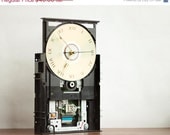 ON SALE Desk clock made from a recycled Computer DVD drive ready to ship cl6256