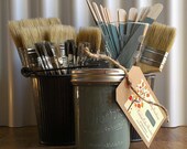 Home Brewed, Stone Blue Chalk Finish by UrbanOasisDecor - Handmade in the USA