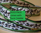 Duck Pack Dog Collar, With Cute Duck Charm, 1" Adjustable collar