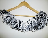 Fashion Knitting Ruffle infinity Scarf, valentines day,mother day gidt,READY TO SHIP