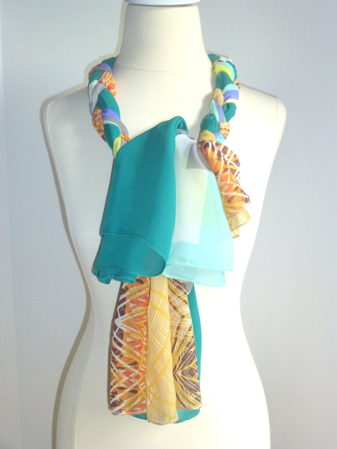 Unique scarf,long scarf,3 different scarf,christmas,wedding,bridal gift